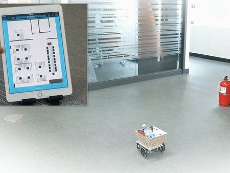 Arduino - Drawing Route for Car on the Office's Map - Hackster.io