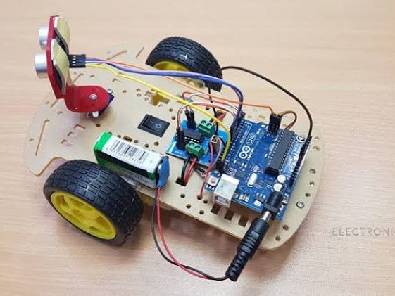 simple obstacle avoiding robot
