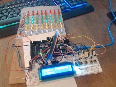 Control 8 x 8 LED Matrix with Only Two Shift Registers
