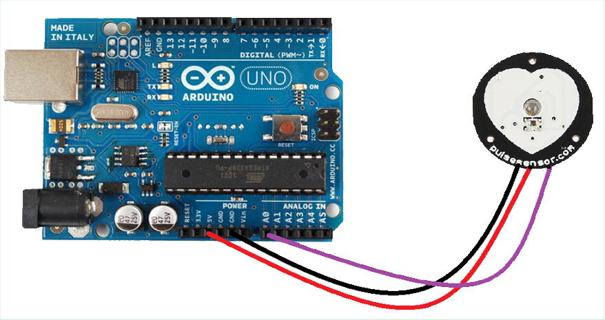 1x Cardiac pulse Sensor for pulse Arduino open source hardware Developments new. 