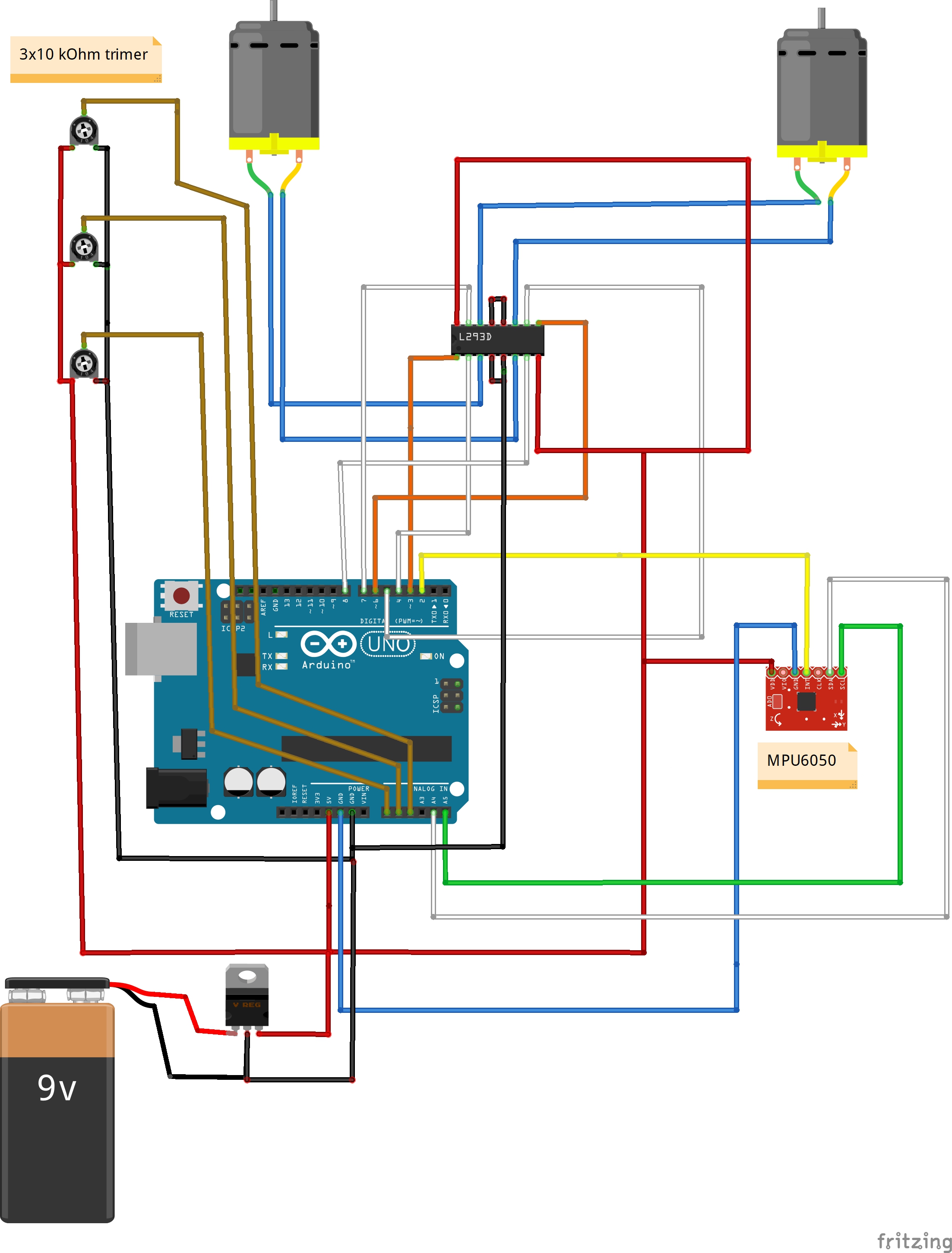 How to Build an Arduino Self-Balancing Robot, Arduino