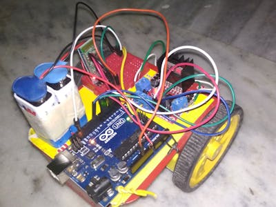 Smartphone Controlled Arduino Bot
