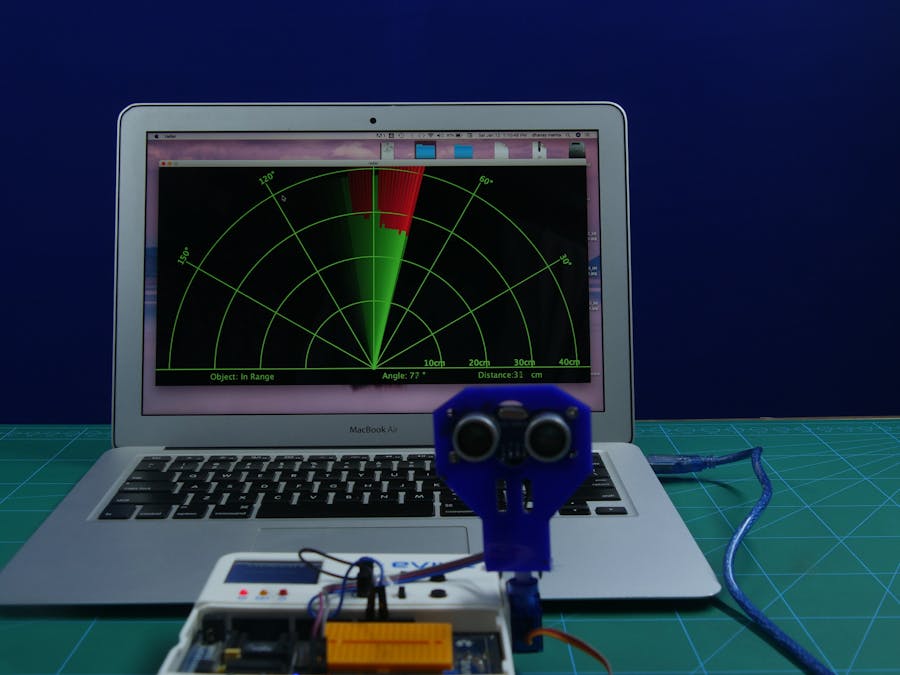 Make a Radar Using Ultrasonic Sensor Using Arduino