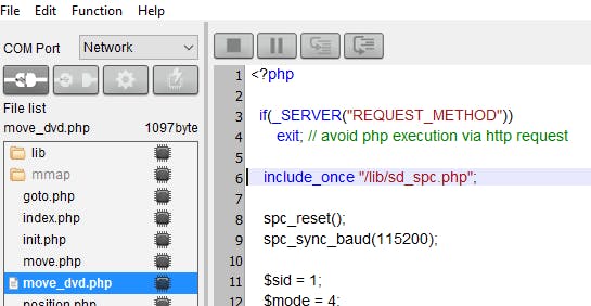 Code execution via PHPoC Debugger