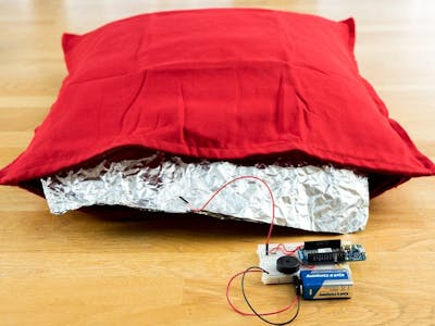 I Love You Pillow with MKR WiFi 1010