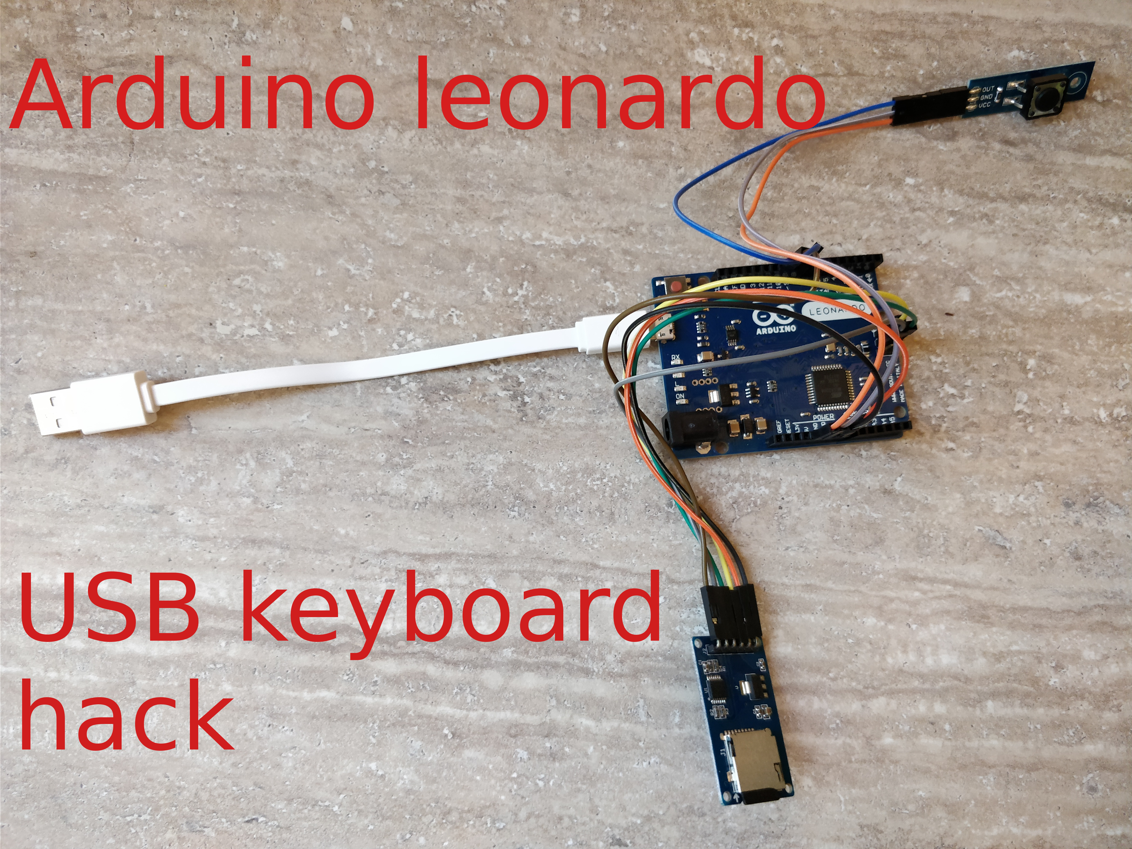 arduino usb hid