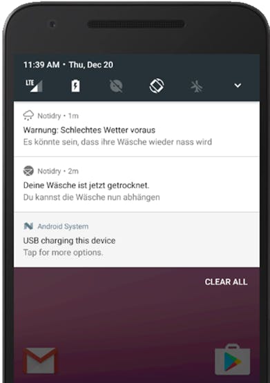 Push notifications