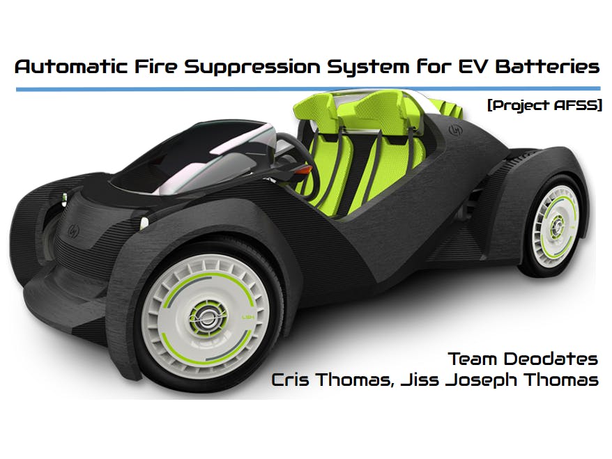 Automatic Fire Suppression System for EV Batteries
