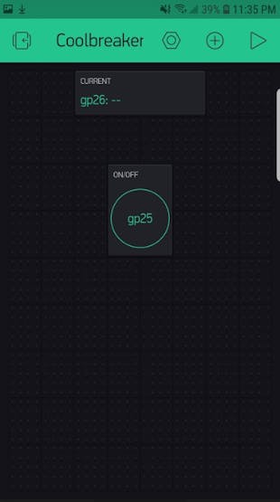 Blynk app