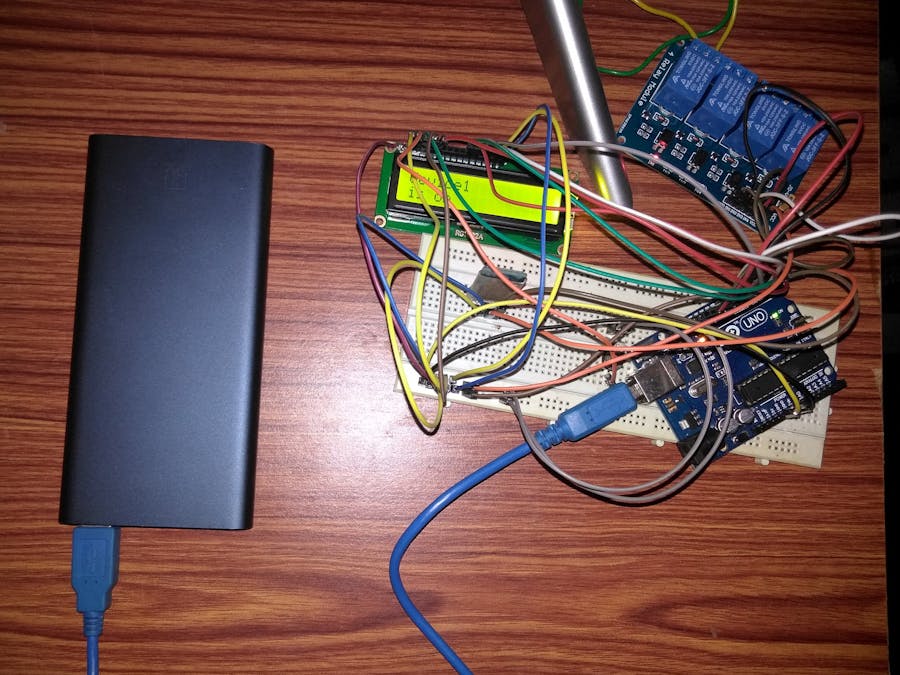  home  automation  system with lcd display Arduino  Project  Hub