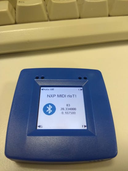 Rapid IoT prototyping kit running the MIDI rIoT code.