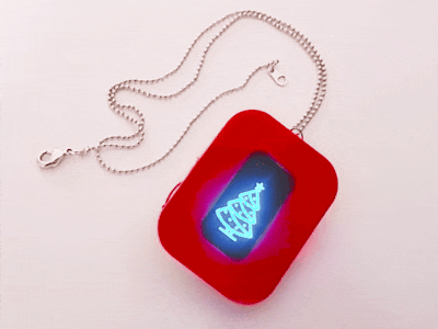 DIY Smart Necklace Snowing by Shake with Arduino