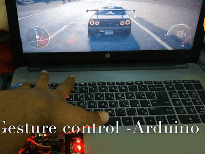 Playing NFS By Hand Gesture Control