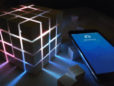 Reactive Sound Color Changing Cube!