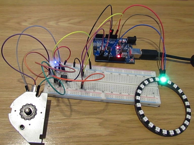 arduino stepper motor direction rotary encoder