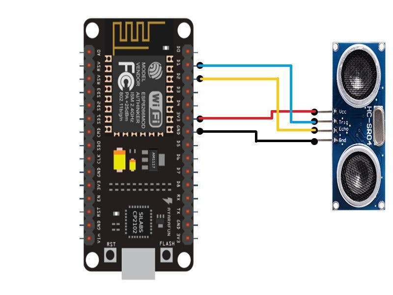 ESP8266 NodeMCU HC-SR04 Ultrasonic Sensor With Arduino IDE, 47% OFF
