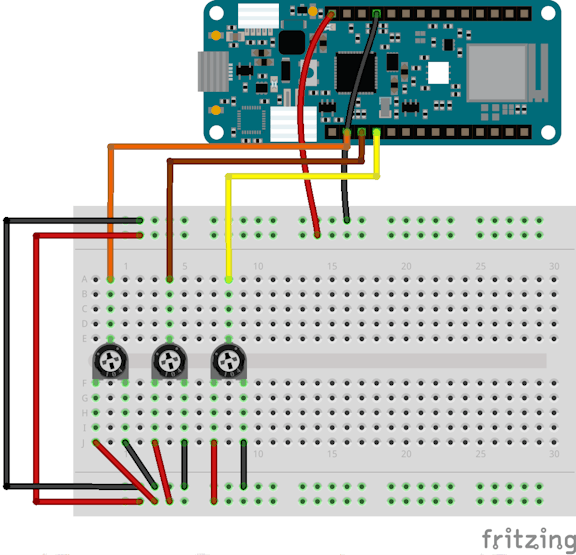 Potentiometer wiring