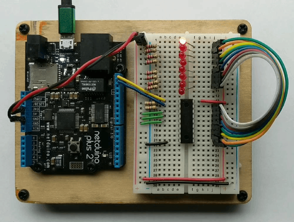 Expanding IO Ports of a Netduino with an MCP23008