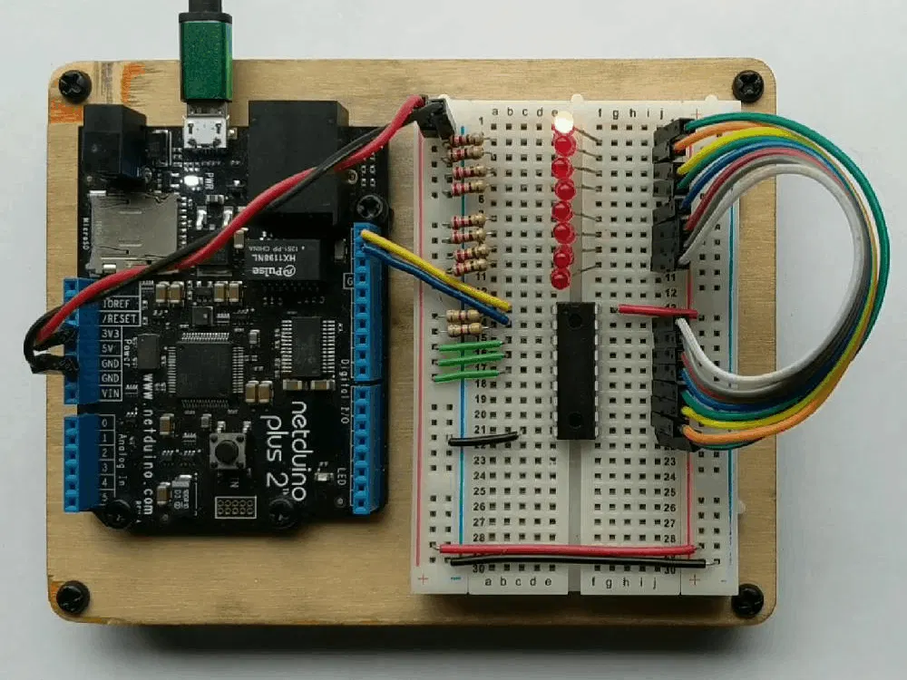 Expanding IO Ports of a Netduino with an MCP23008 - Hackster.io