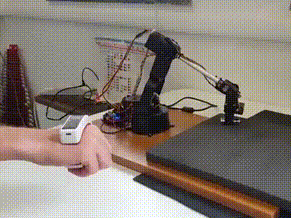 Arduino-Powered Robotic Arm Controlled with T-Skin!