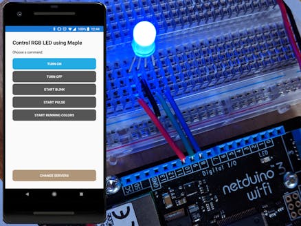 Remote Control an RGB LED via Netduino and Xamarin!
