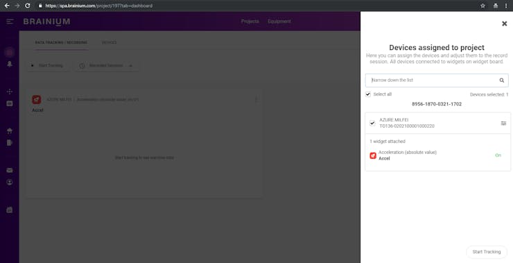 Assign Device Page
