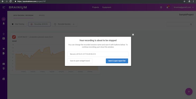 Save Recording Dialog