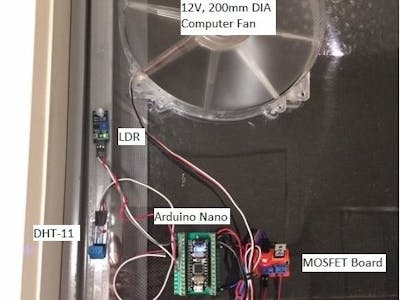 Humidity Sensor-Controlled Bathroom Exhaust Fan