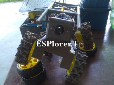 ESPlorer I - Arduino Off-Road Robot