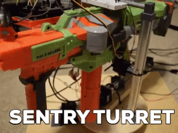 Autonomous Nerf Sentry Turret