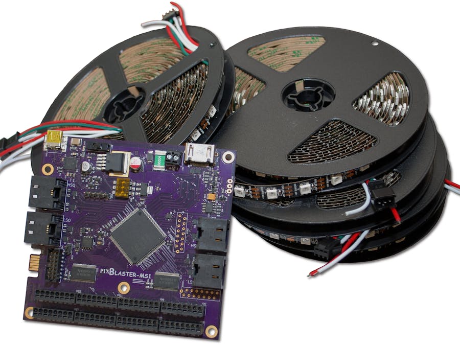 Convert a Bunch of LED Strips into a Big Video Display