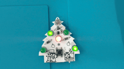 Xmas Tree Pin Badge & Ornament
