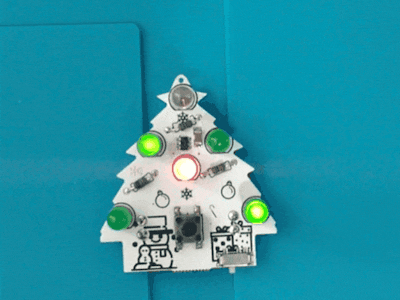 Xmas Tree Pin Badge & Ornament
