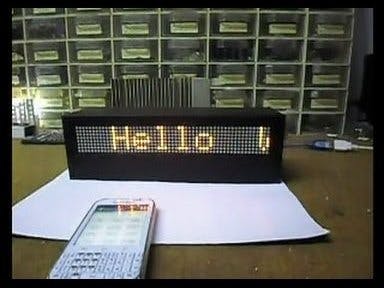 Arduino Bluetooth-Controlled Matrix with Scrolling Text