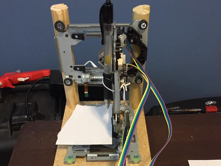 Cd Drive Mini Cnc Plotter Hackster Io