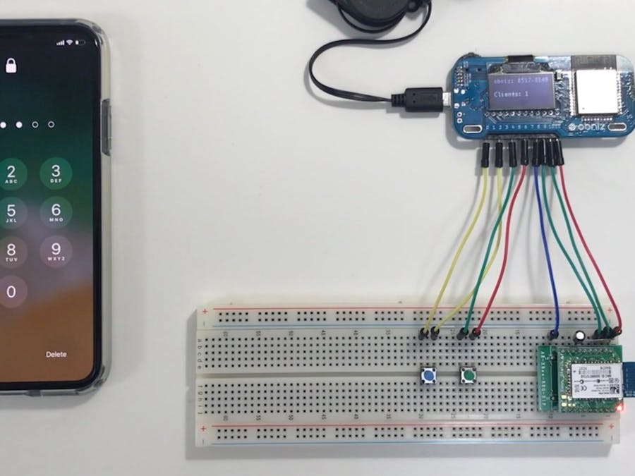 Unlock iPhone from obniz