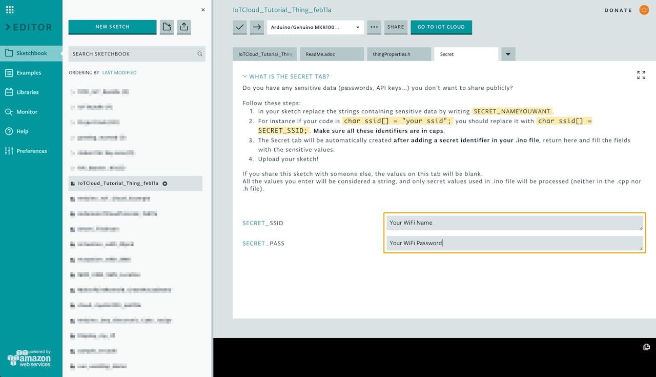 Iot Cloud Getting Started Arduino Project Hub
