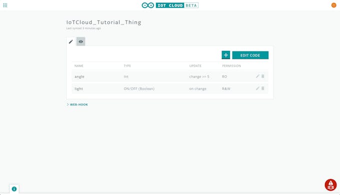 Iot Cloud Getting Started Arduino Project Hub