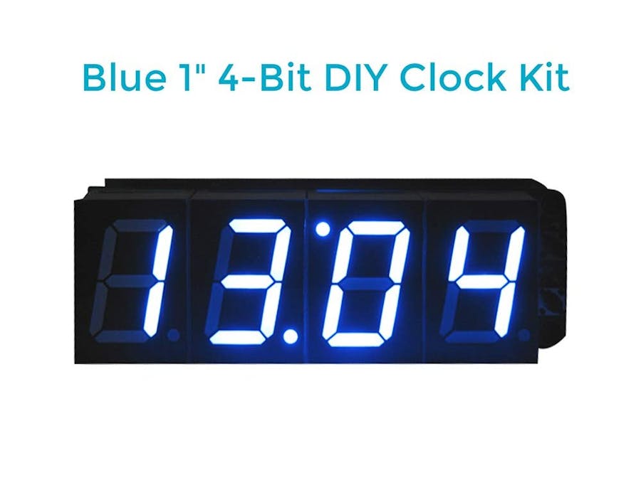 Soldering 1-Inch 4-Bit Digital Alarm Clock DIY Kit