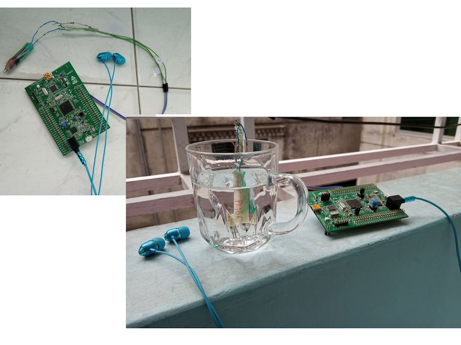 Water Purification Testing Device for Blind Person