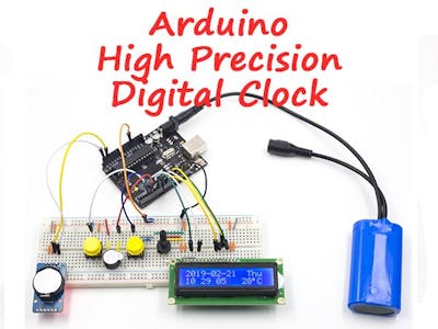 Arduino High Precision Digital Clock - Hackster.io