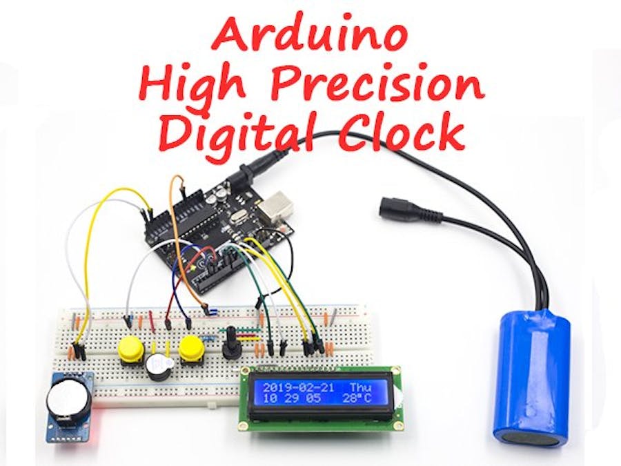 Arduino High Precision Digital Clock