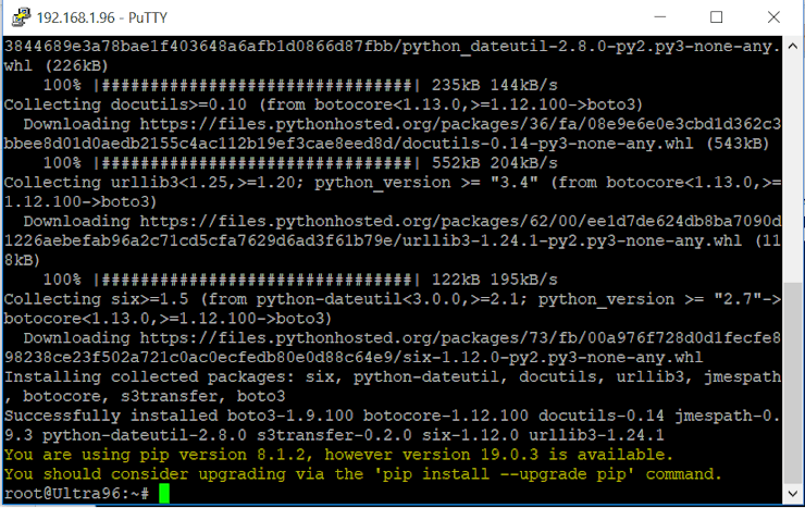 Complete Installation of AWS Boto3