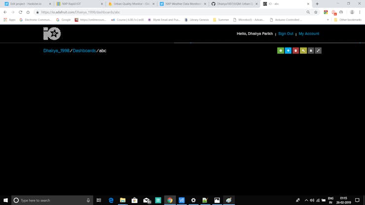 Now Blank Dashboard