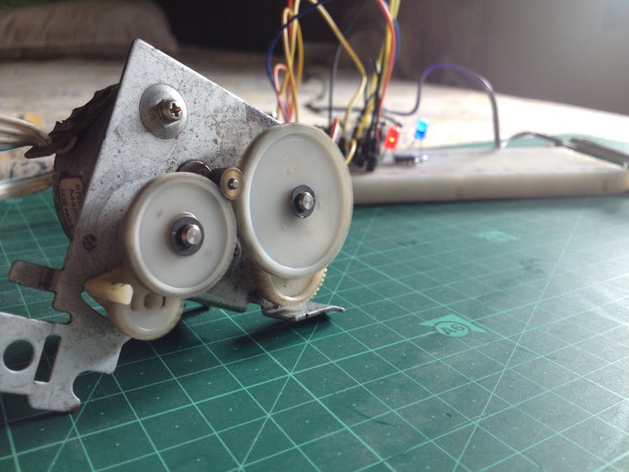 Stepper Motor Speed Control with an NE555 Timer