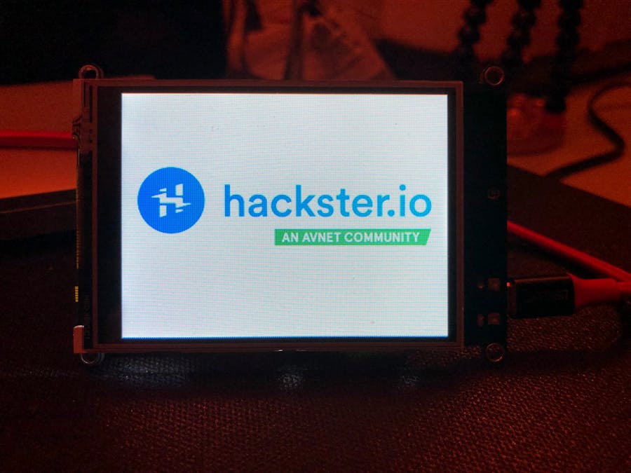 Hackster.io Adafruit PyPortal IoT Device