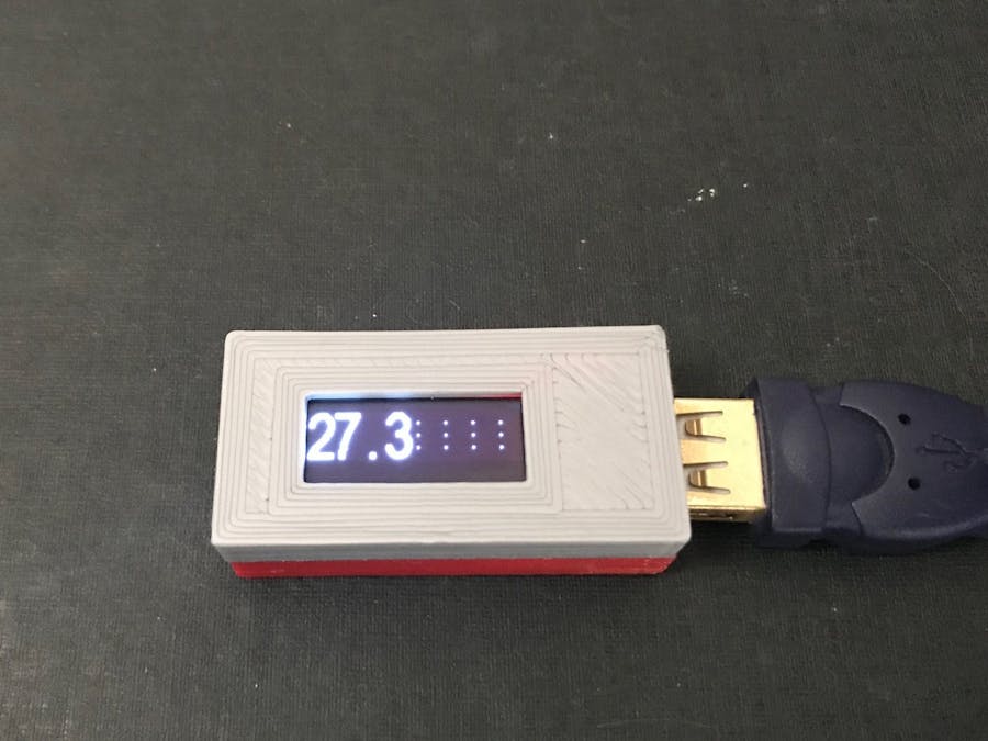 DigiSpark Thermostat with DHT12 and OLED