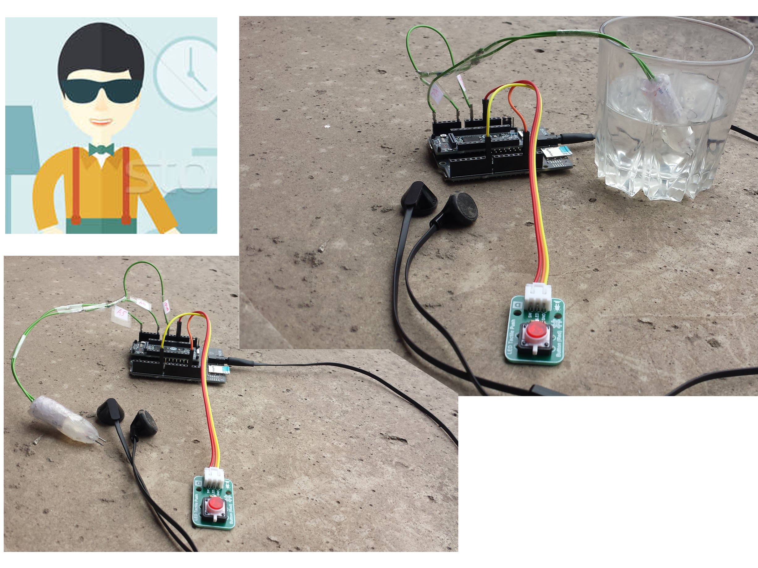Water Purification Level Testing Device for Blind Person Hackster.io