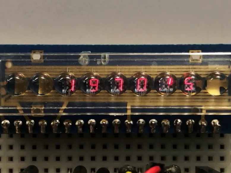 Retro LED Bubble Display - Hackster.io
