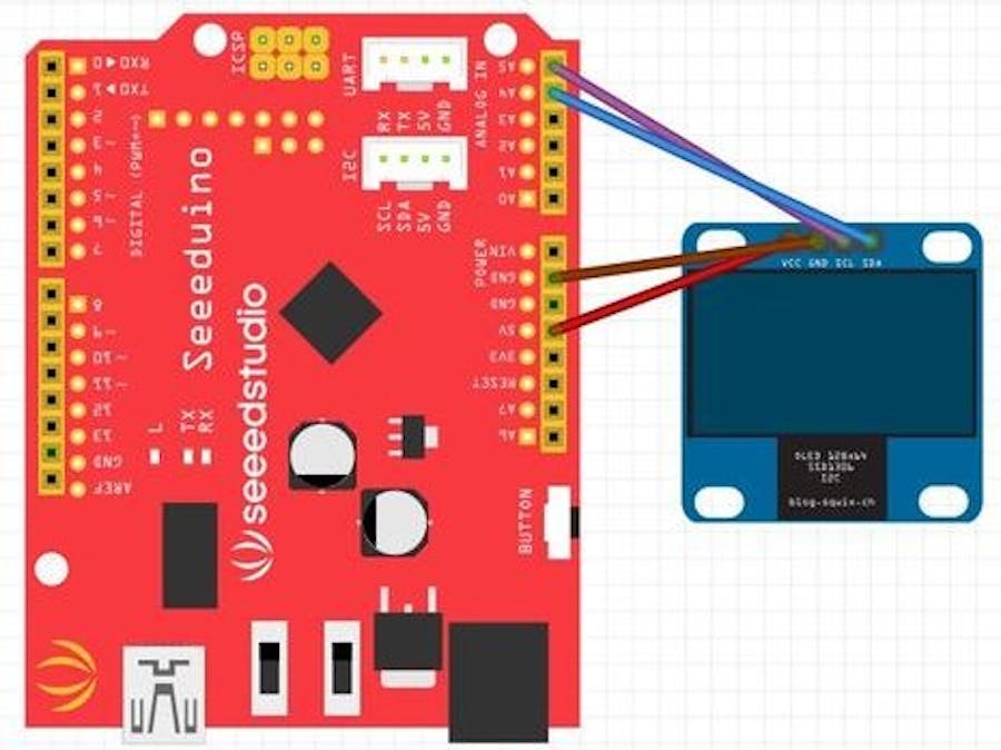 Project 011: Arduino 1.3" I2C White OLED Display Project